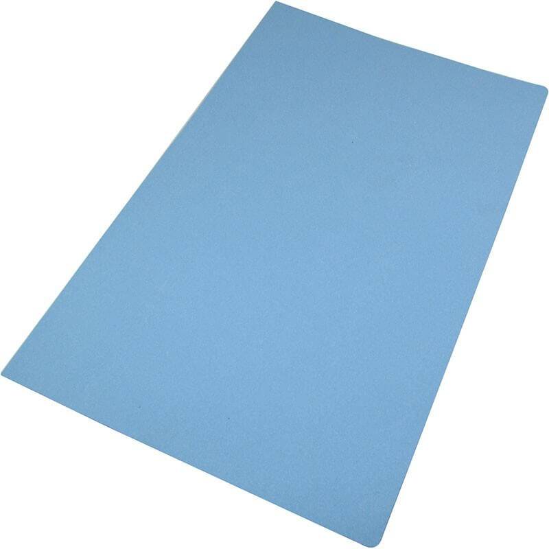 Carpeta Carátula Oficio Cartulina 240 Grs Celeste