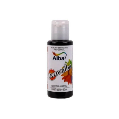 Recarga De Marcador Acrilico Alba 30Ml 480 Negro