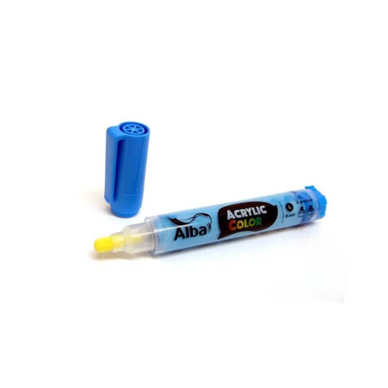 Marcador Acrilico Alba L 6Mm 444 Cyan