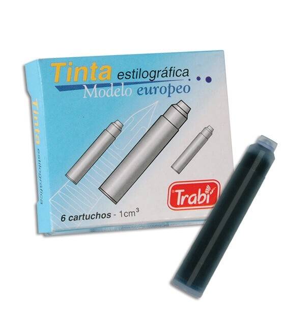 Cartucho Trabi Universal X 6 Un Azul