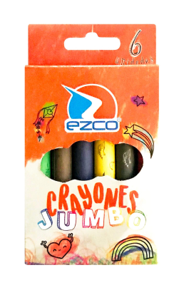 Crayones Ezco Jumbo X 6 Colores