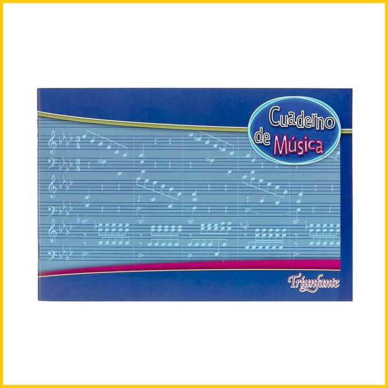 Cuaderno Triunfante P/Música T/Flex X 20 Hjs