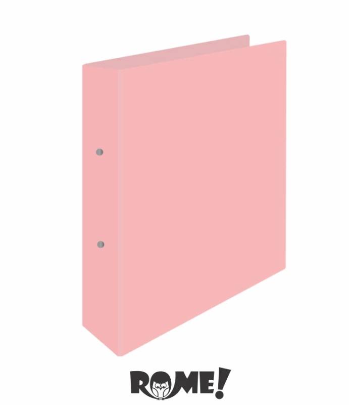 Carpeta 2Ø40Mm Rome A4 72504 Text Lino Pastel Rosa