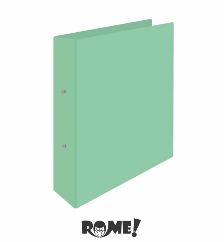 Carpeta 2Ø40Mm Rome A4 72504 Text Lino Pastel Verde