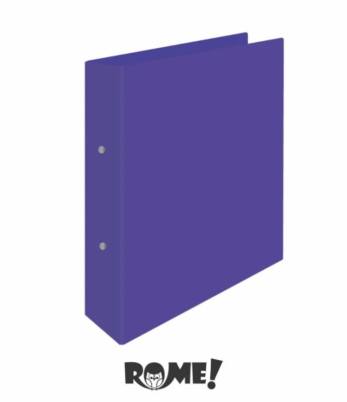 Carpeta 2Ø40Mm Rome A4 72504 Text Lino Pastel Violeta