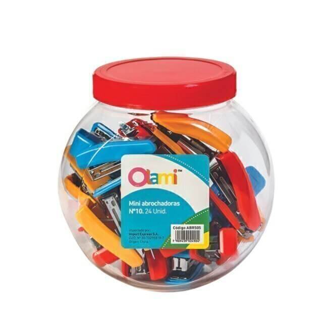 Abrochadora Olami Mini Nº 10 Pote X 24 Un Abr505