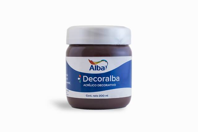 Decoralba Acrílico Pote 200 Ml 468 - Tierra Sombra Tostada