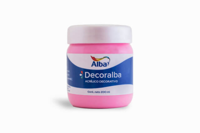 Decoralba Acrílico Pote 200 Ml 497 - Rosa Chicle
