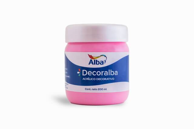 Decoralba Acrílico Pote 200 Ml 497 - Rosa Chicle