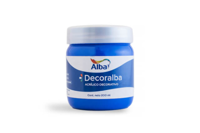 Decoralba Acrílico Pote 200 Ml 445 - Azul Ultramar