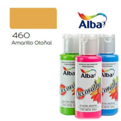 Decoralba Acrílico 60 Ml 460 - Amarillo Otoñal