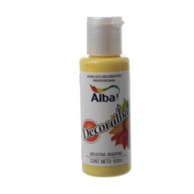Decoralba Acrílico 60 Ml 472 - Amarillo Limón