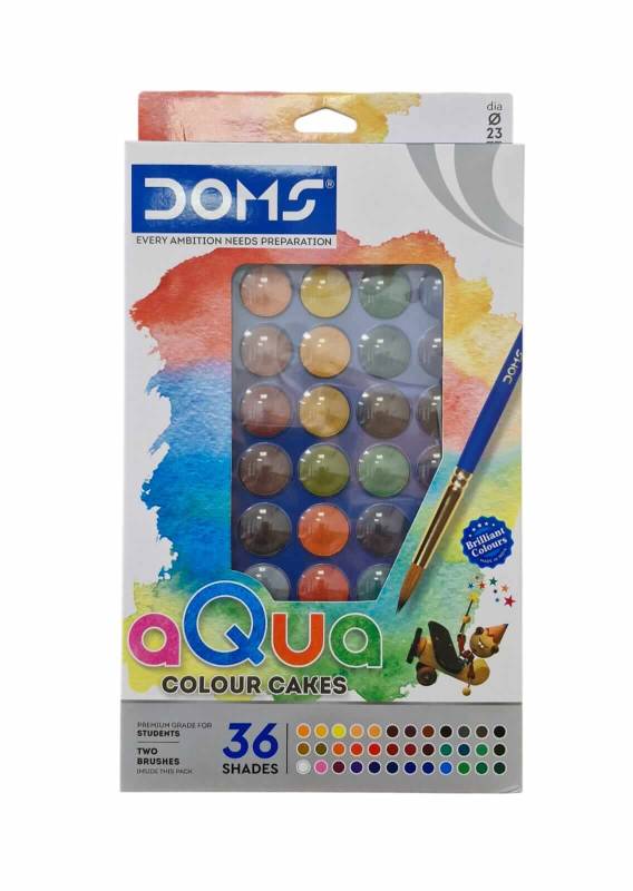 Acuarela Doms Premium X 36 Colores + Pincel