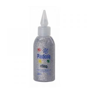 Plasticola Brillo 38 Grs Plateado