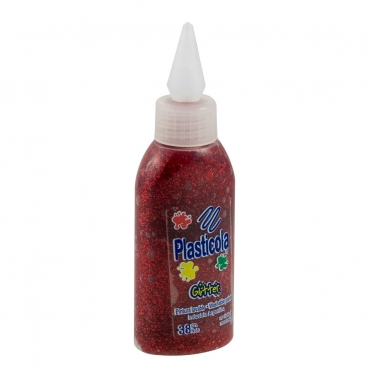 Plasticola Brillo 38 Grs Rojo