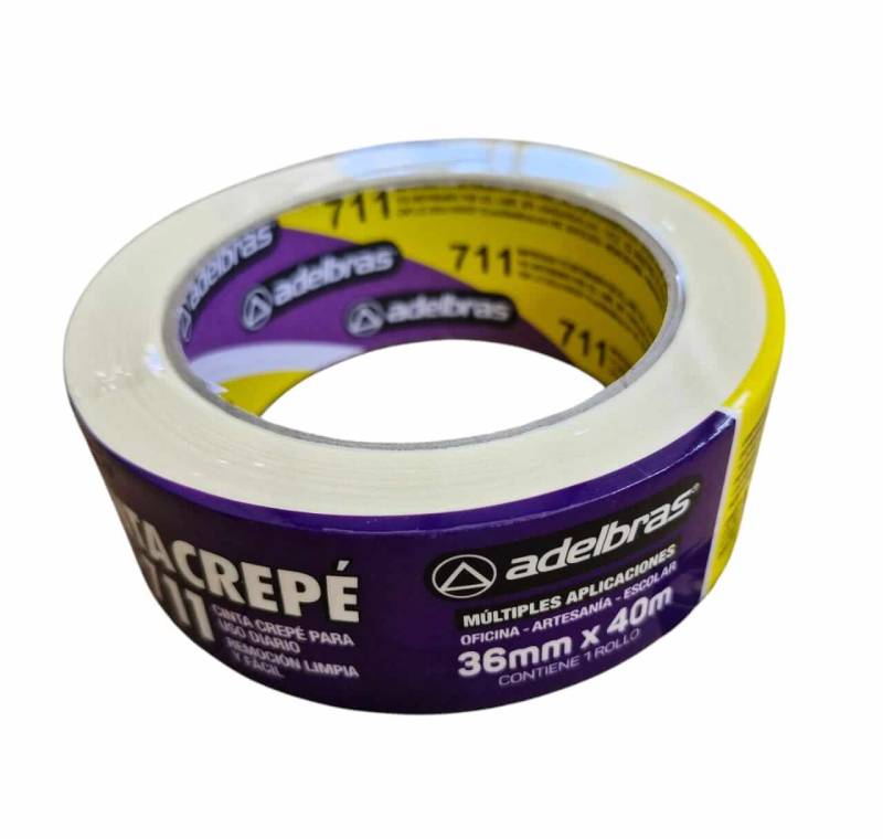 Cinta De Papel 36Mm X 40Mts Adelbras