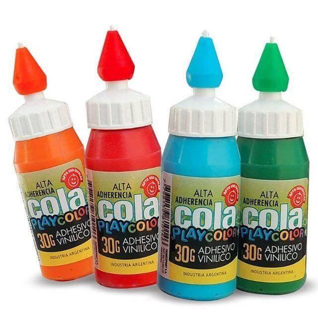 Adhesivo Playcolor 30 Grs Color Surtido