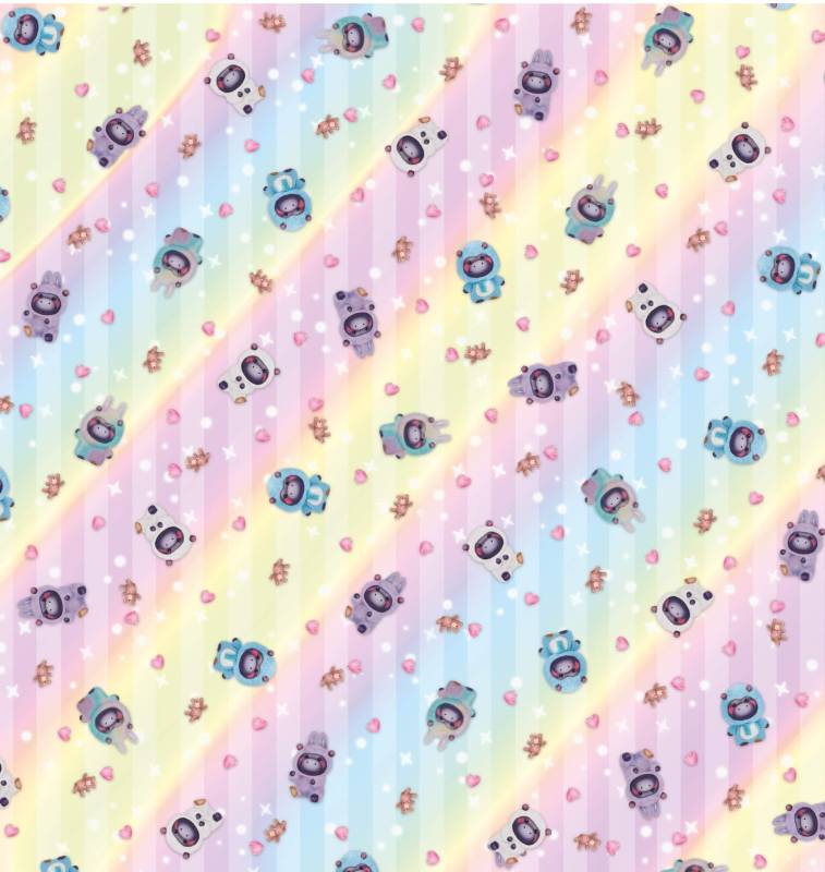Papel Afiche Muresco F01384 Fluffy Moden Paq X 10 Un