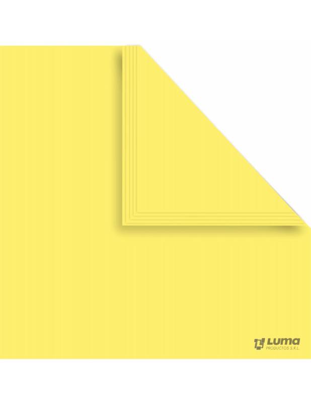 Papel Afiche Amarillo Paq X 20 U