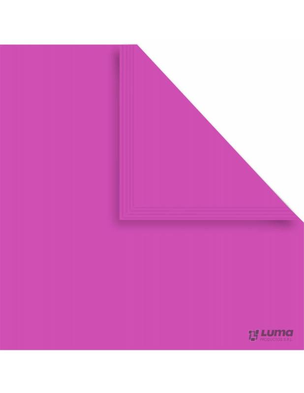 Papel Afiche Fucsia Paq X 20 U