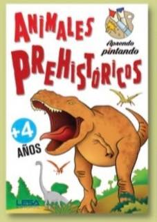 Libro Aprendo Pintando Animales Prehistoricos Lesa Ed