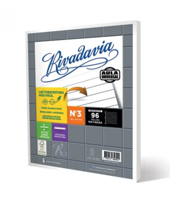 Repuesto Rivadavia Nº3 X 96H Ray Aula Universal
