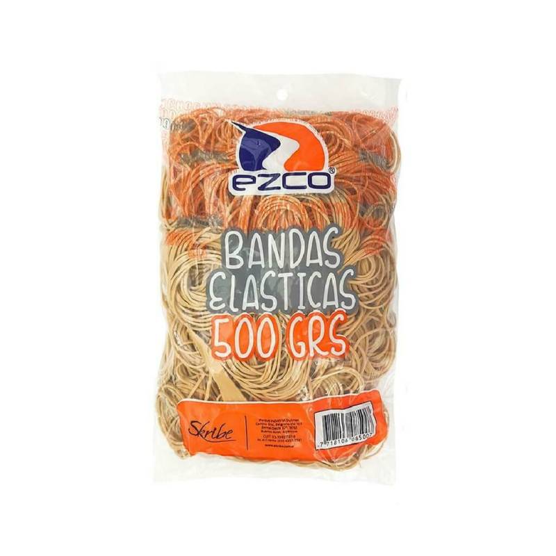 Bandas Elasticas Ezco (Diam 38Mm) Bolsa X 500 Grs