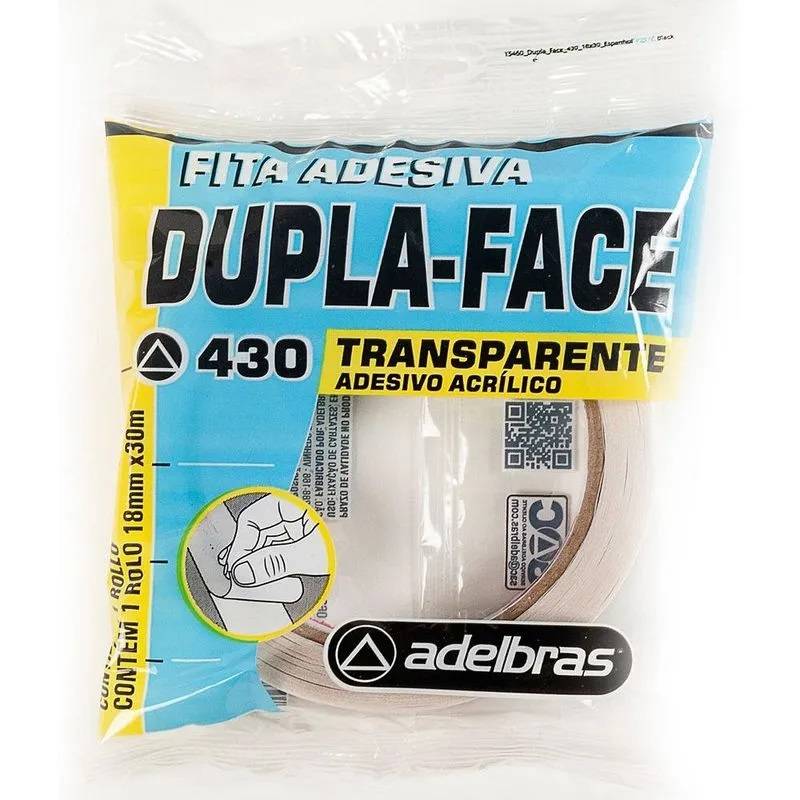 Cinta Bifaz Adelbras Papel 18Mm X 30 Mts Df 430