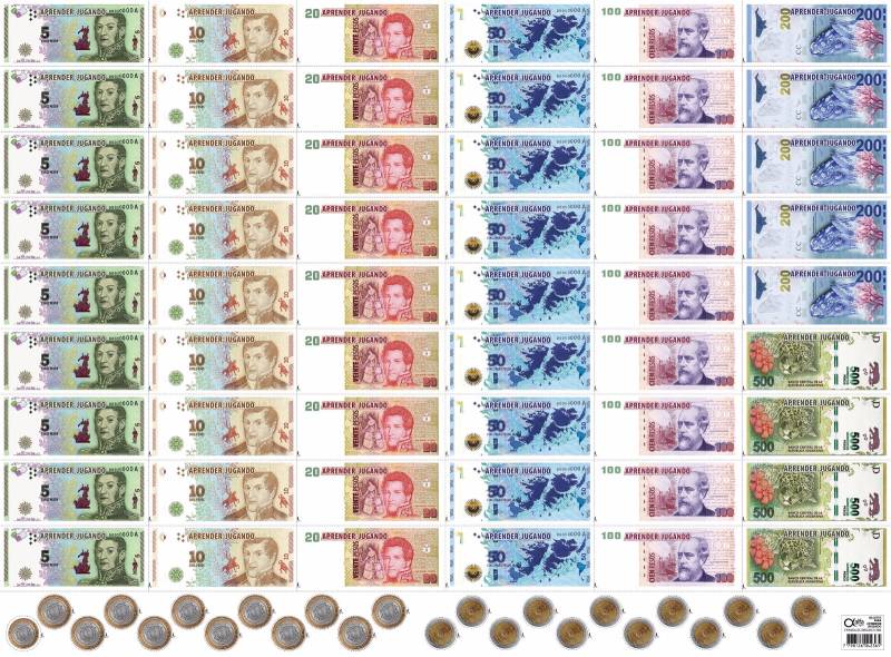 Cartulina Divertida Billetes Paq X 10 U