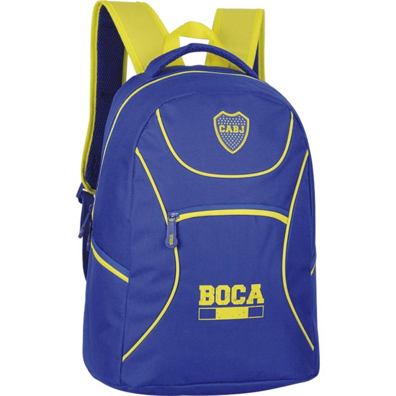 Mochila Boca Juniors Espalda 18 Bj63 Estampada
