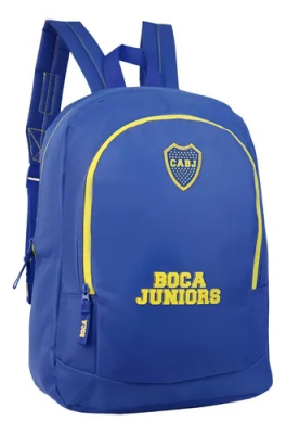 Mochila Boca Juniors Espalda 17' Bj70 Estampada