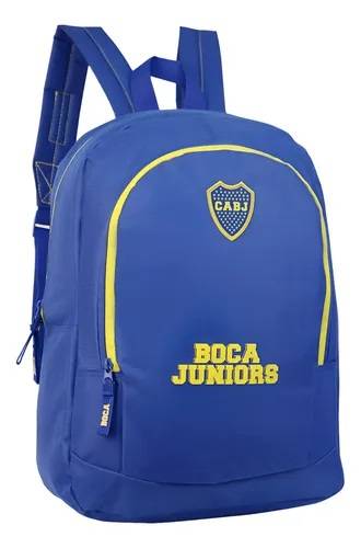 Mochila Boca Juniors Espalda 17 Bj70 Estampada