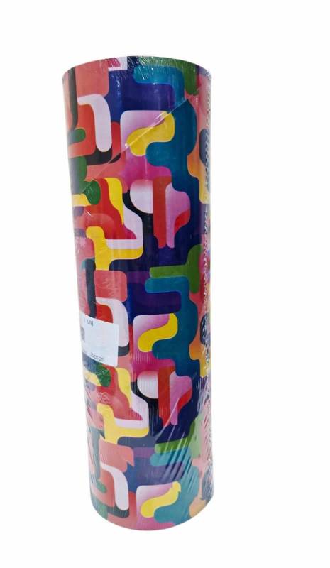 Bobina De Papel Muresco 35 X 150Mts 3629 Laberinto Multicolor