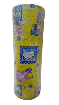 Bobina De Papel Muresco 35 X 150Mts 3330 Parches Baby Amarillo