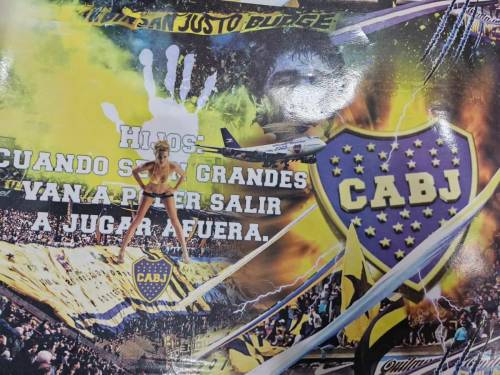 Papel Plastificado Fantasia Boca Juniors