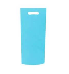 Bolsa De Friselina Manija Riñon Color Celeste 17X40X10