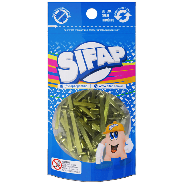 Broche Dorado Sifap N° 6 X 100 Unid