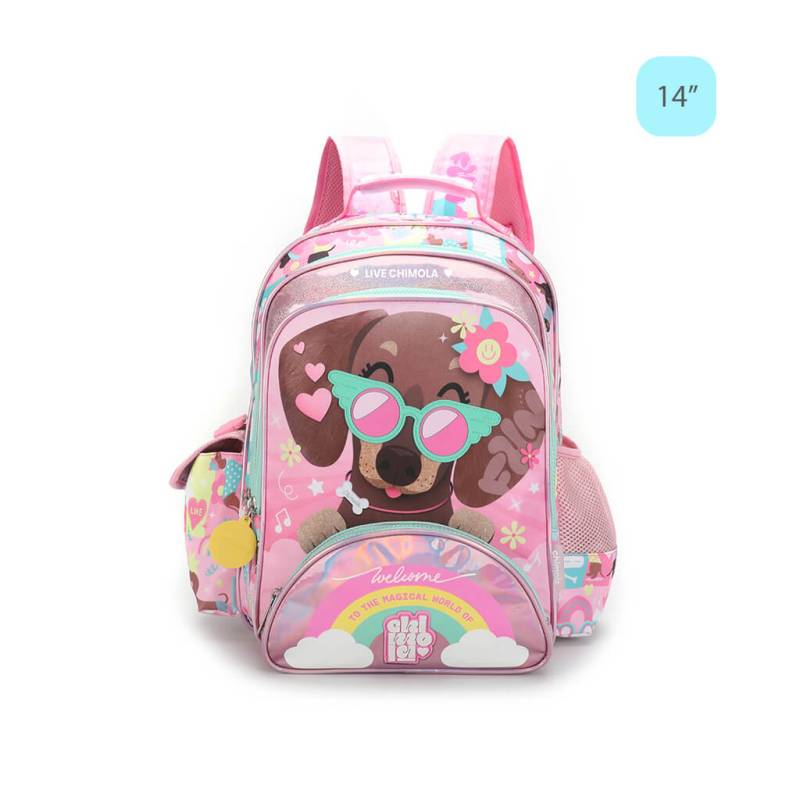 Mochila Chimola Perro Bt06  Espalda 14´