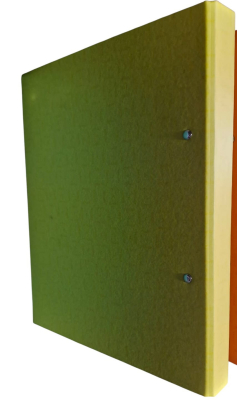 Carpeta 2Ø20Mm Gadri A4 C/Portablock Amarillo