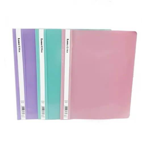 Carpeta Base Opaca T/Transp Lama A4 Color Pastel Paq X 12 Unid