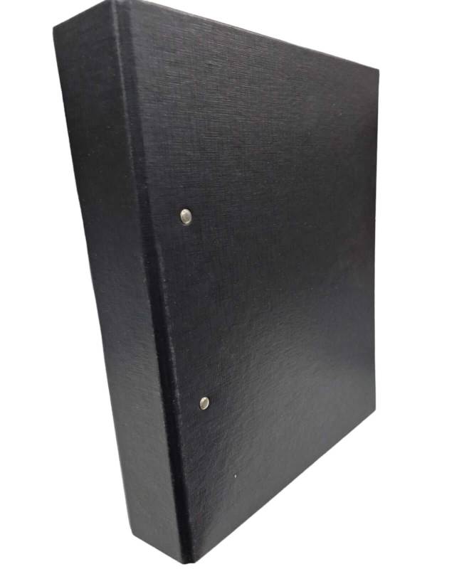 Carpeta 2Ø40Mm Gadri A4 Negro
