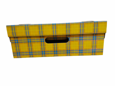 Caja Carton Fantasia Cuadrille C/Tapa 55X40X14
