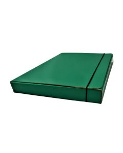 Caja Archivo Oficio Fibra Color Verde 2 Cm