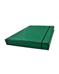 Caja Archivo Oficio Fibra Color Verde 2 Cm