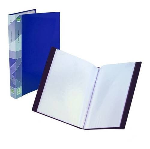 Carpeta Oficio C/Folios X 20 T/Plast Azul Luma