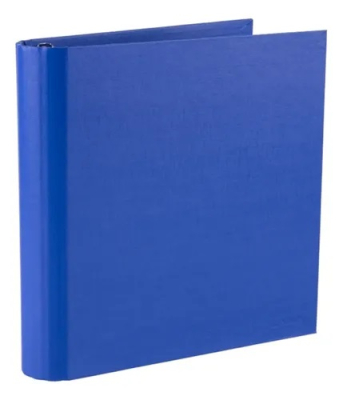 Carpeta 3Ø40Mm Lama Pvc Color Azul Zd3X40 