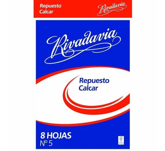 Repuesto P/Calcar Rivadavia N° 5  8 Hjs