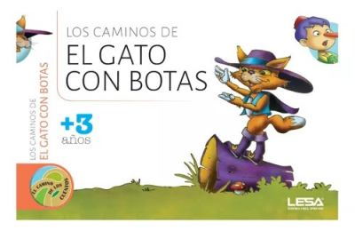 Libro Los Caminos De Los Cuentos El Gato Con Botas Lesa Editorial