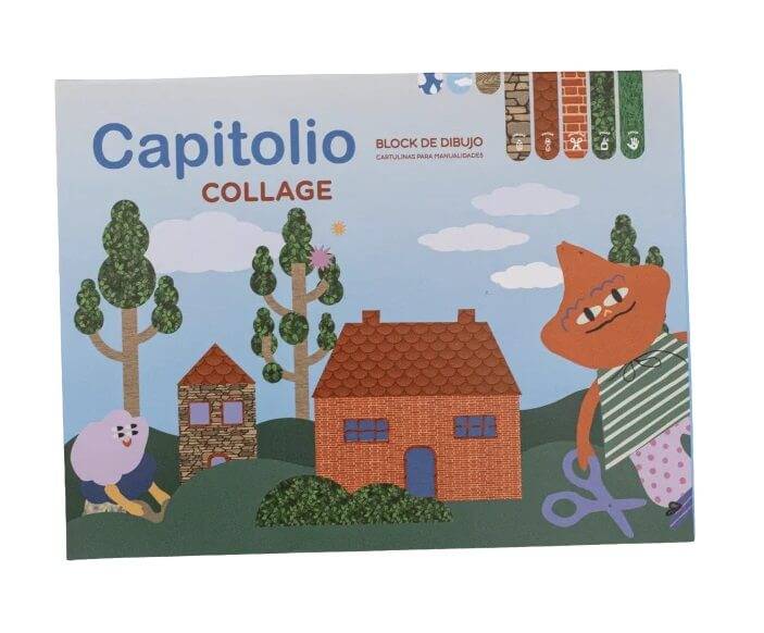 Block Capitolio N°5 Cartulina Diver Collage 20 Hjs 6356