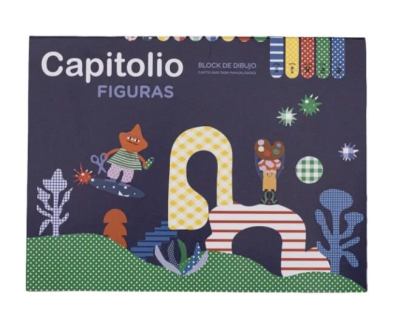 Block Capitolio N°5 Cartulina Diver Figuras 20 Hjs 6355 